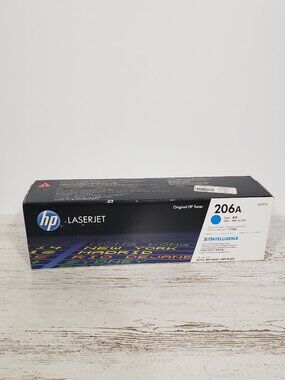 HP Laser Jet Toner Cyan 206A W2111A  New In Box